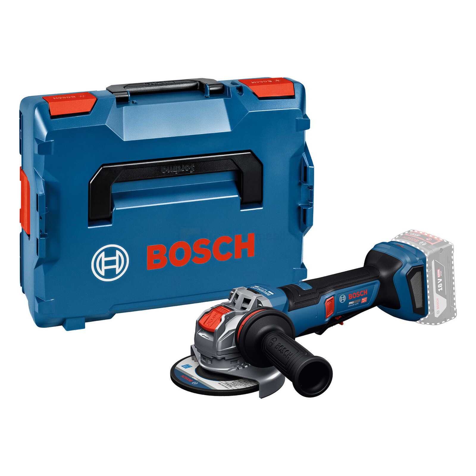 Bosch cordless angle grinder GWX18V-11PS, without battery and charger